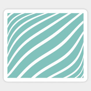 Abstract - green and white. Sticker